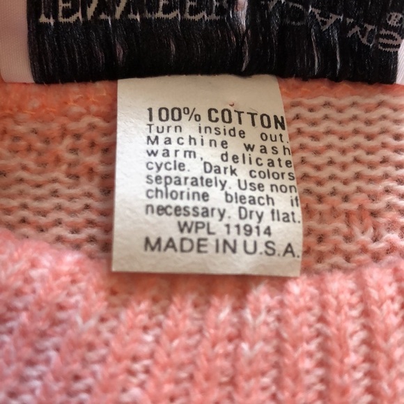 Vintage Jennifer Adams Womens Novelty Sweater Sz L Pink Bows Girlcore Cottage - Picture 4 of 7